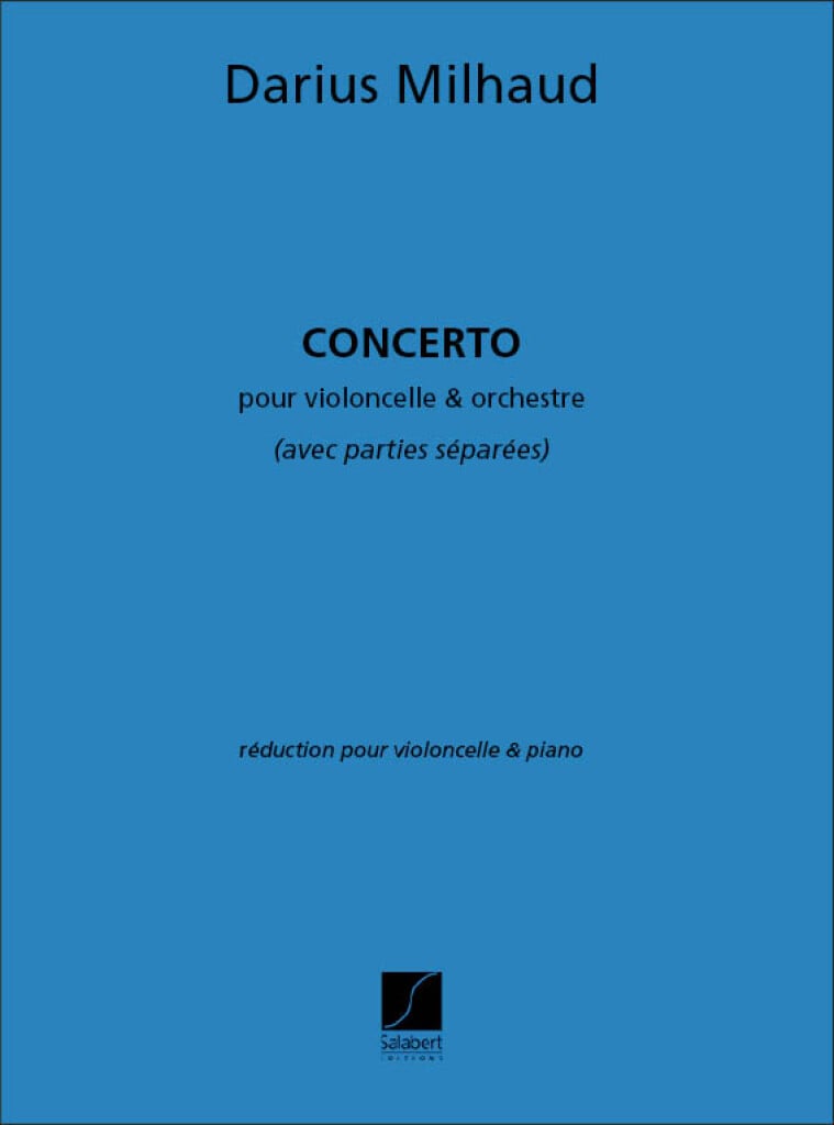 Concerto Pour Violoncelle Et Orchestre N 1 Op 136